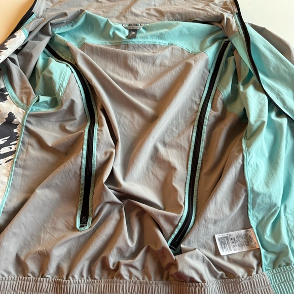 Adidas by Stella McCartney Women's Gray Blue Nylon Track Jacket Windbreaker S - Picture 8 of 10
